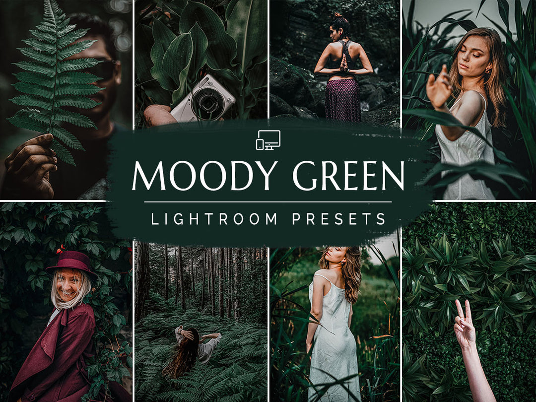 Moody Green Lightroom Presets | Pixmellow