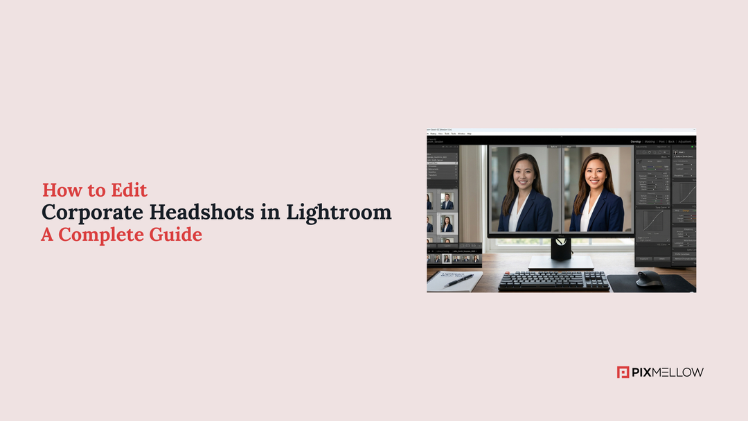 How to Edit Corporate Headshots in Lightroom: A Complete Guide