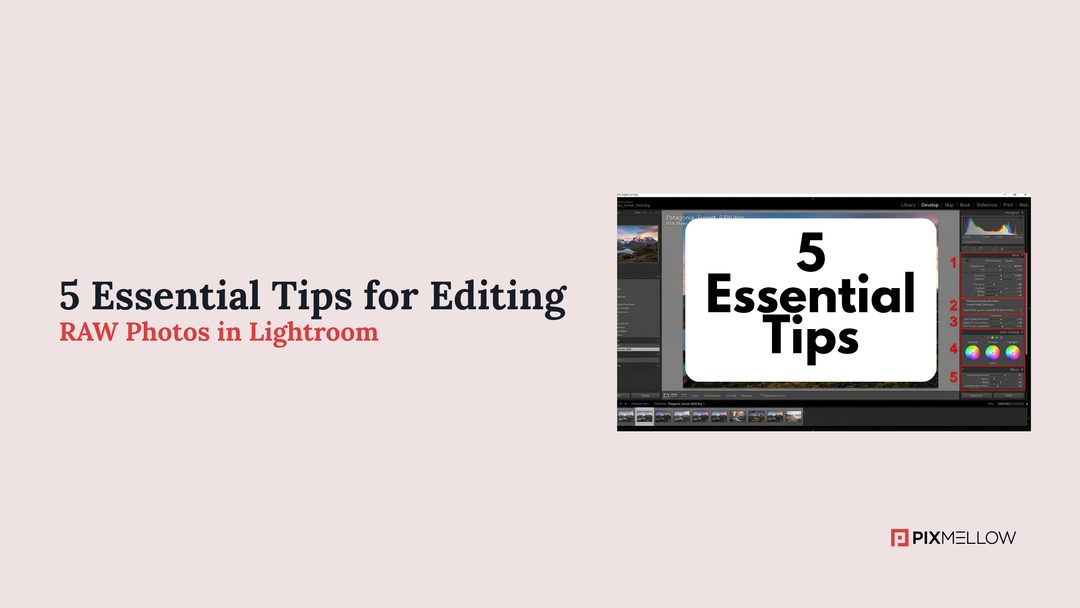 5 Essential Tips for Editing RAW Photos in Lightroom