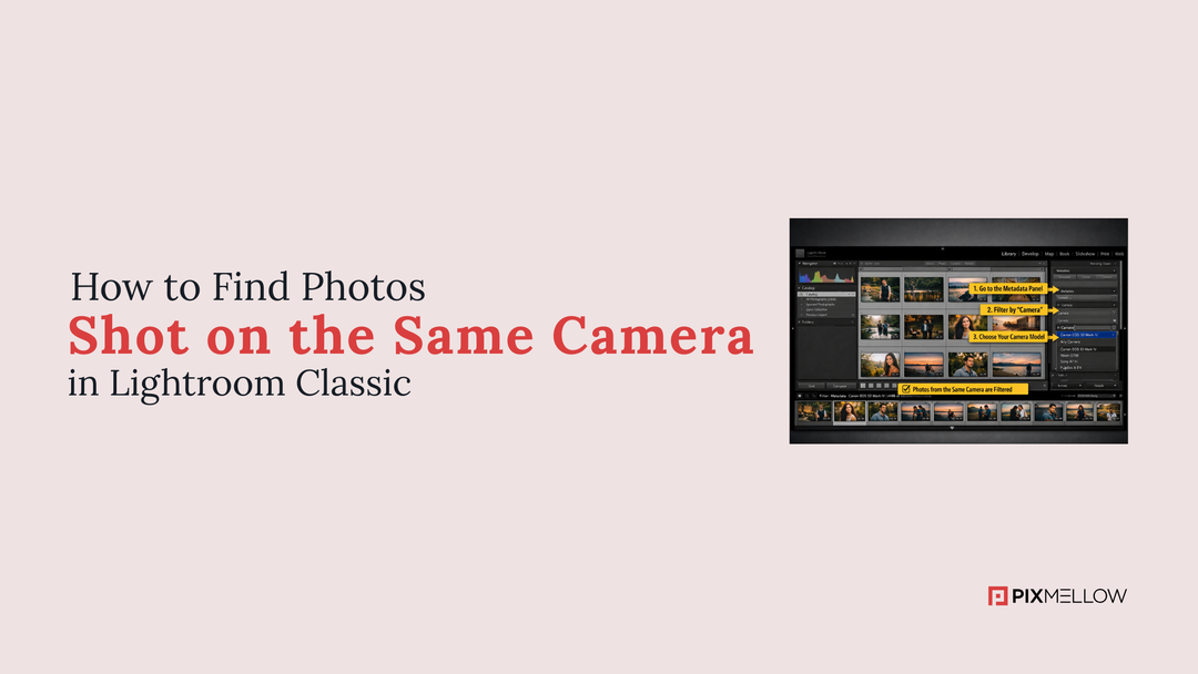 How to Find Photos Shot on the Same Camera in Lightroom Classic