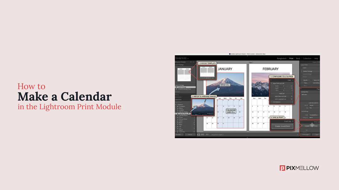 How to Make a Calendar in the Lightroom Print Module