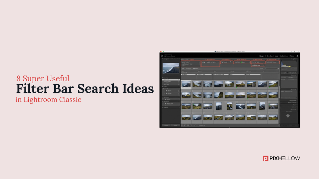 8 Super Useful Filter Bar Search Ideas in Lightroom Classic