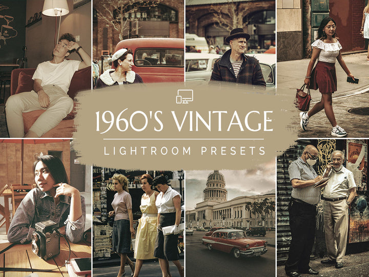 1960's Vintage Lightroom Mobile and Desktop Presets