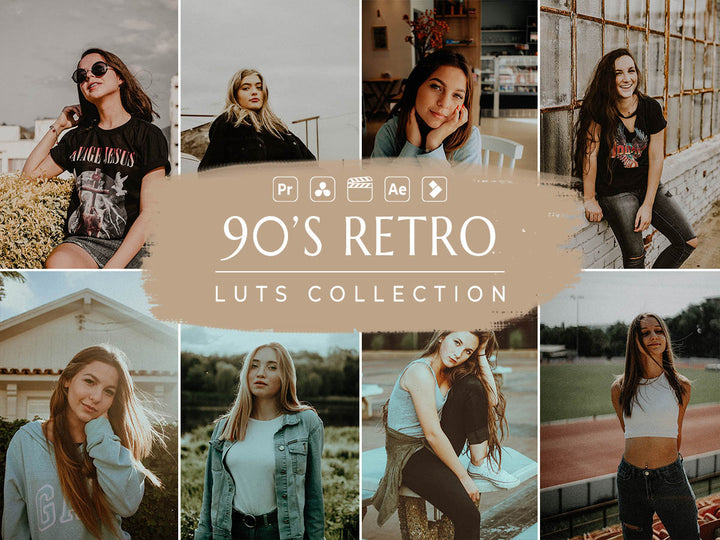 90’s Retro Moody Vintage Film Video LUTs | Pixmellow