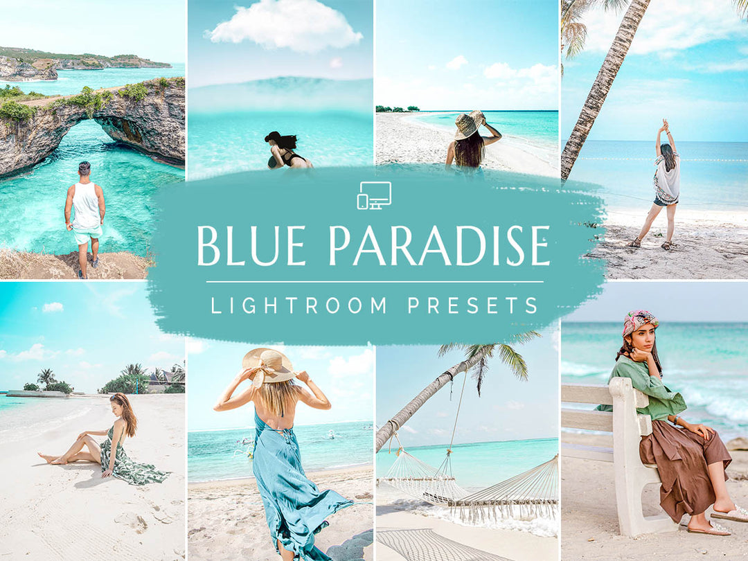 Blue Paradise Lightroom Presets For Mobile and Desktop