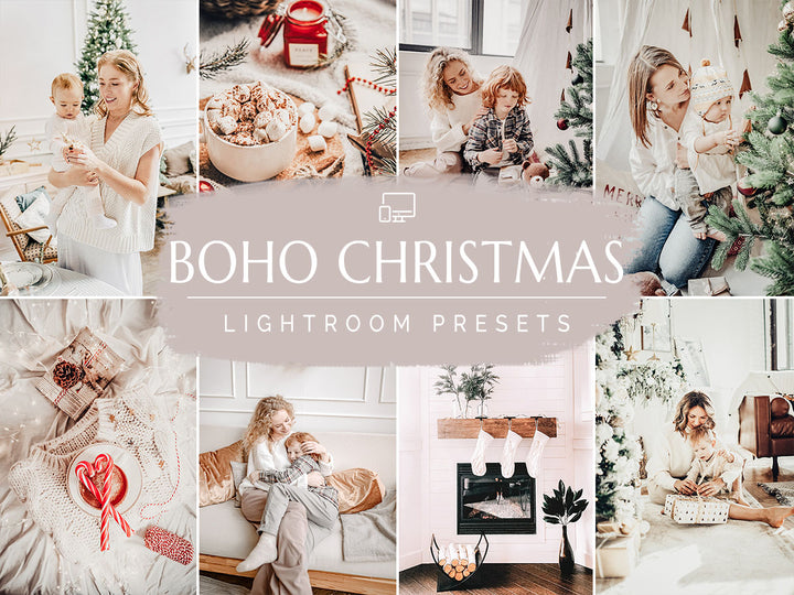 Boho Christmas Lightroom Presets for Mobile and Desktop