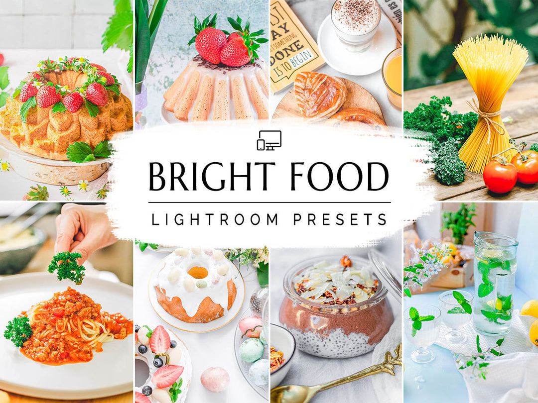 Bright Food Lightroom Mobile and Desktop Presets