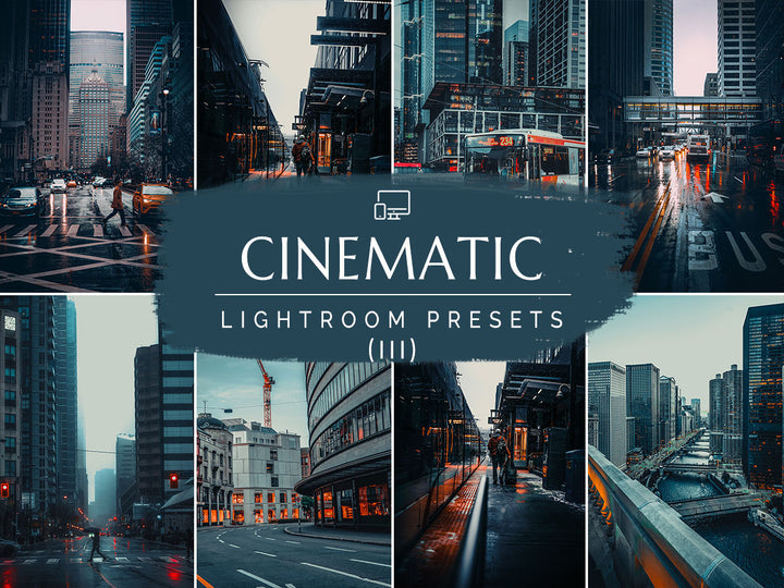 Cinematic Lightroom Mobile and Desktop Presets Vol. 03