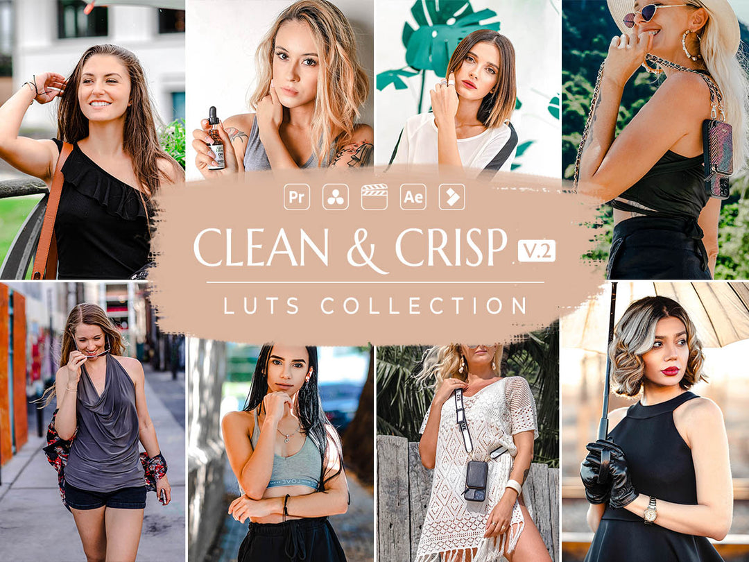 Clean & Crisp Video LUTs  Vo;. 2 | Pixmellow