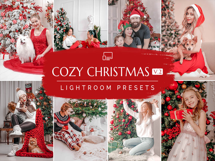 Cozy Christmas Lightroom Mobile and Desktop Presets Vol. 02