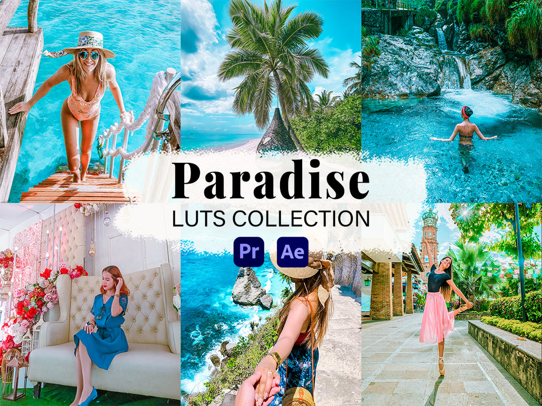 Paradise Mobile & Desktop Video LUTs | Pixmellow