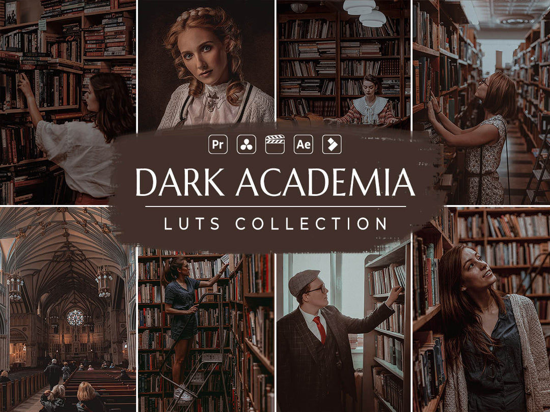 Dark Academia Video LUTs  | Pixmellow