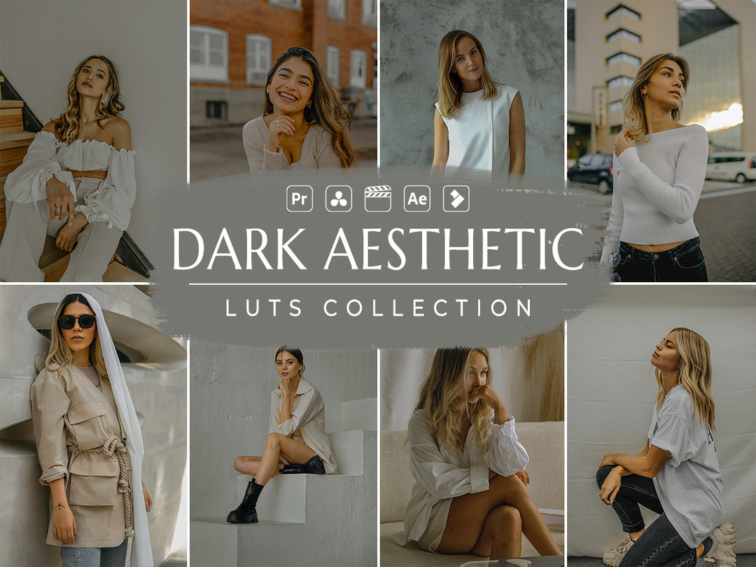 Dark Aesthetic Video LUTs for Premiere Pro