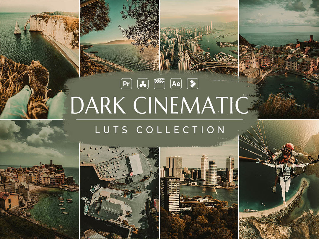Dark Cinematic Video LUTs for Final Cut Pro, Premiere pro and Davinci Resolve