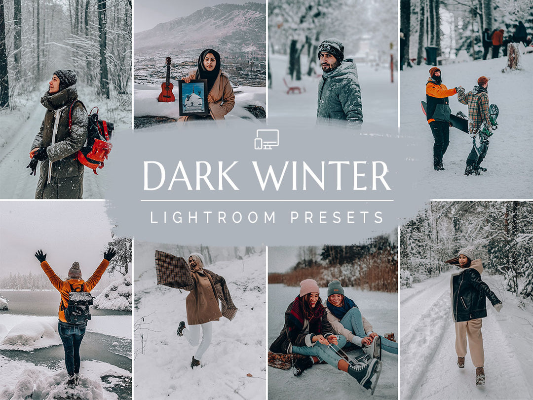 Dark Winter Lightroom Presets for Mobile and Desktop