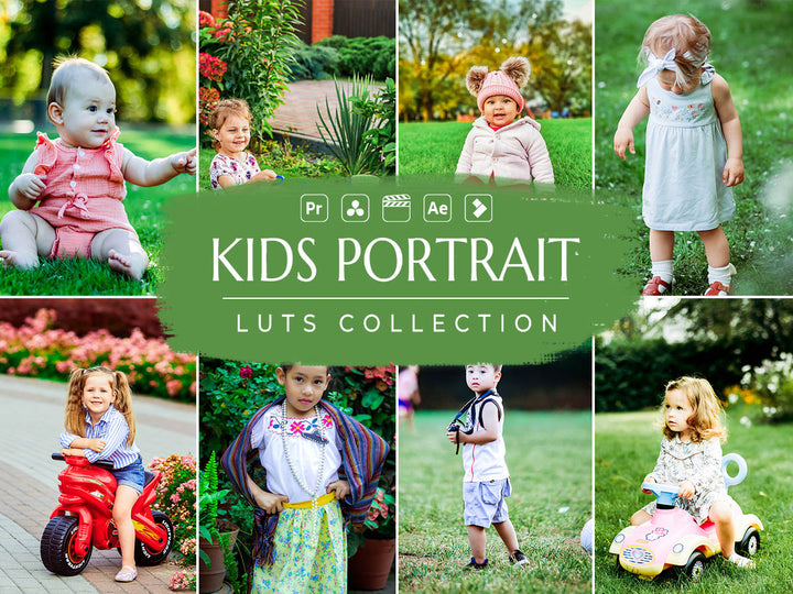 Kids Portrait Video LUTs | Pixmellow