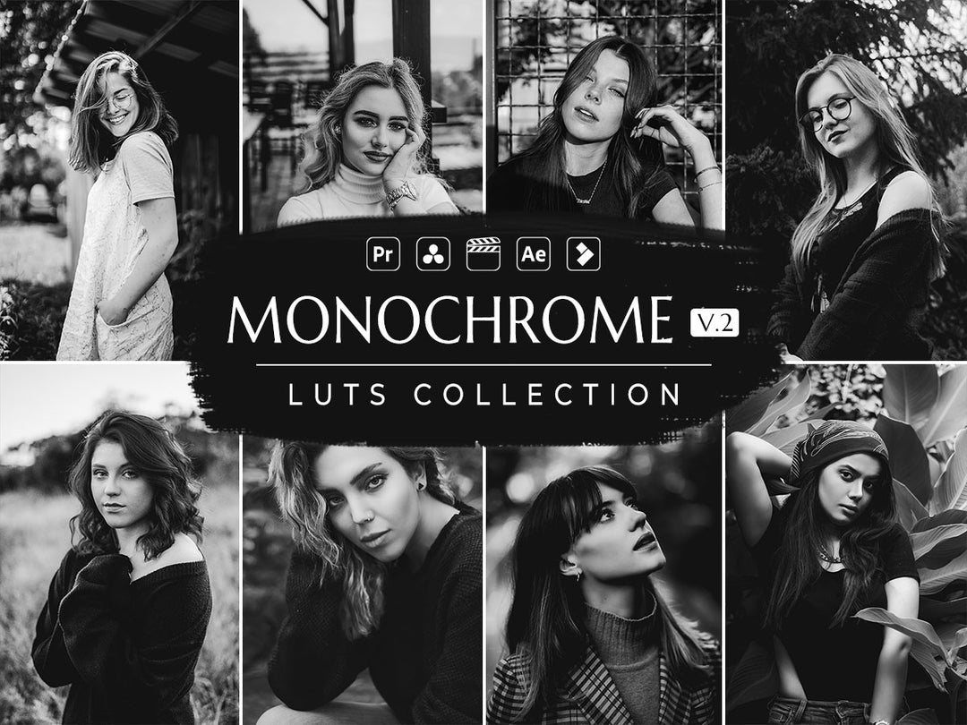 Monochrome Video LUTs Vol. 02 | Pixmellow