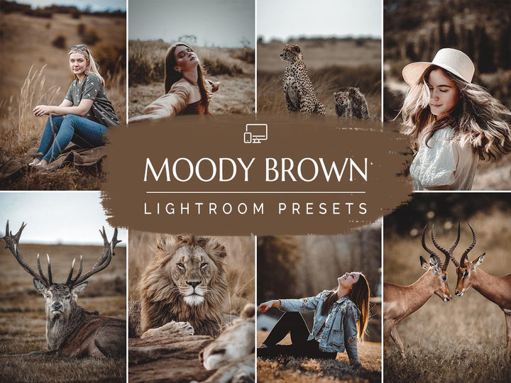 Moody Brown Lightroom Presets for Mobile & Desktop