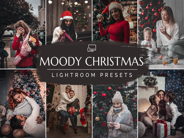 Moody Christmas Lightroom Mobile and Desktop Presets