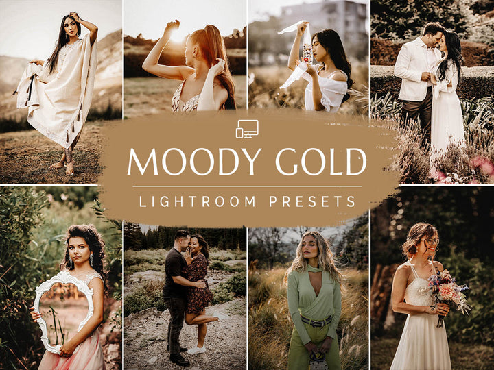 Moody Gold Lightroom Presets for Mobile & Desktop