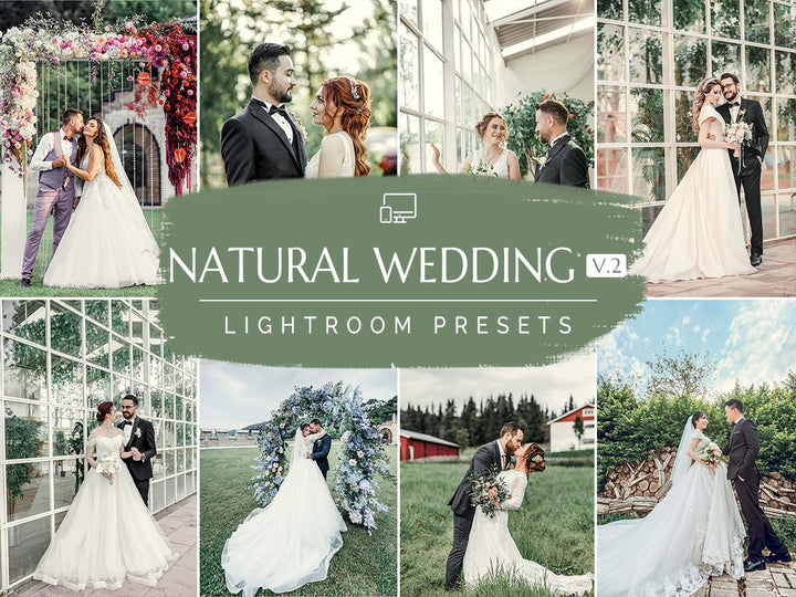 Natural Wedding Lightroom Mobile and Desktop Presets Vol. 02