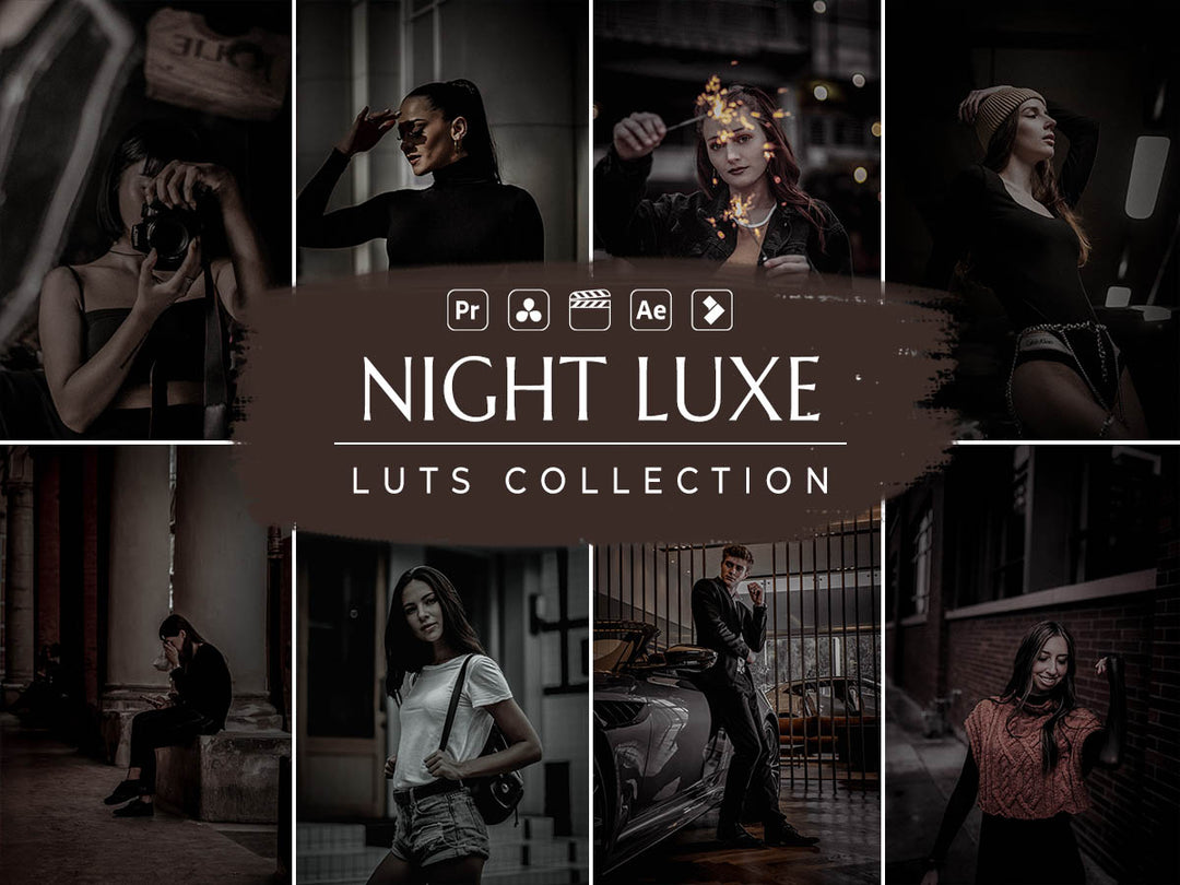 Night Luxe Video LUTs | Pixmellow