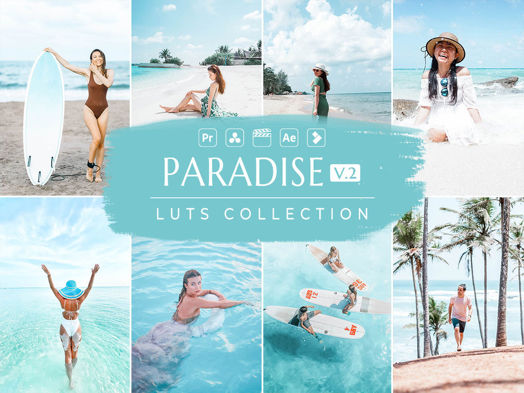 Paradise Vol. 2 Mobile & Desktop Video LUTs | Pixmellow