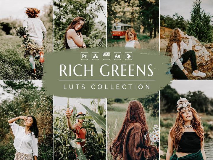 Rich Greens Video LUTs for Premiere Pro