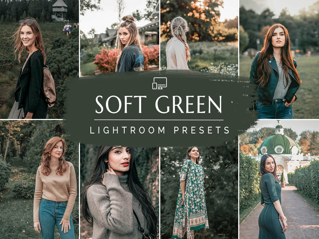 Soft Green Lightroom Presets For Mobile and Desktop