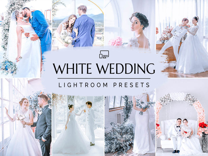 White Wedding Lightroom Mobile and Desktop Presets