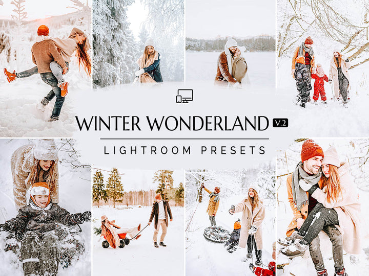 Winter Wonderland Lightroom Presets Vol. 02 For Mobile and Desktop