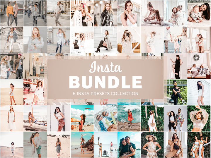 Insta Lightroom Presets Bundle for Mobile & Desktop