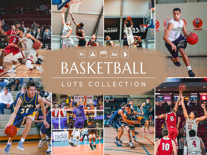 Basketball Video LUTs for Final Cut Pro, Premiere pro and Davinci Resolve