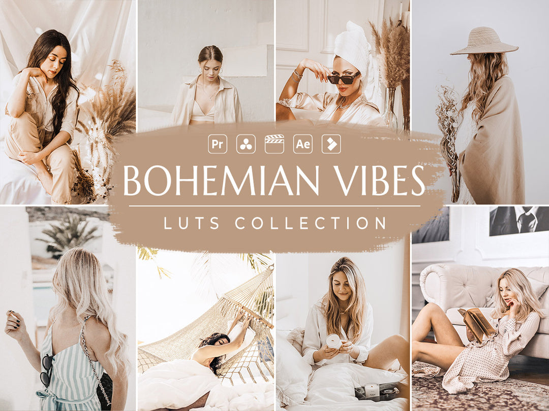 Bohemian Vibes Video LUTs for Davinci Resolve