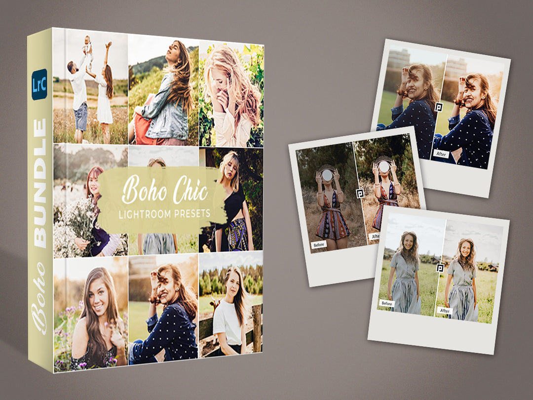 Boho Lightroom Presets Bundle for Mobile & Desktop