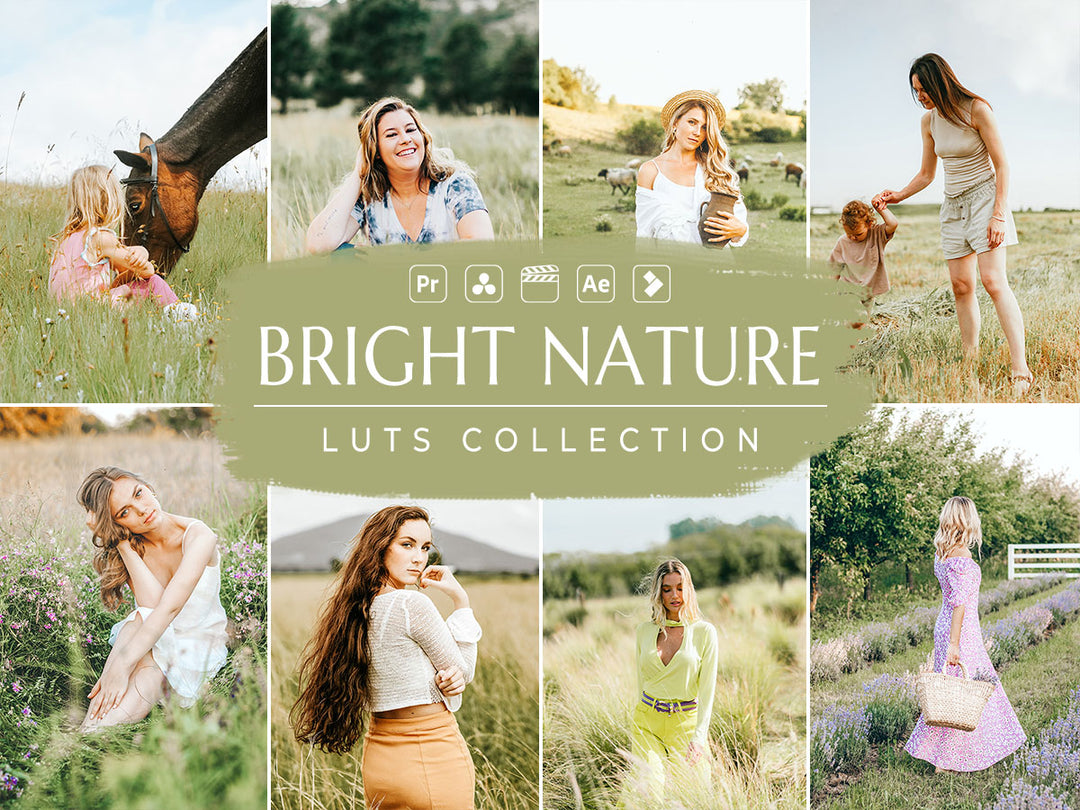 Bright Nature Video LUTs for Premiere Pro