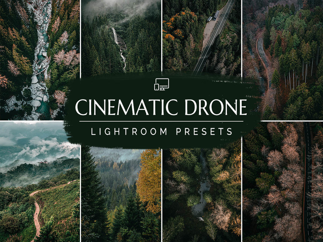 Cinematic Drone Lightroom Presets for Mobile and Desktop