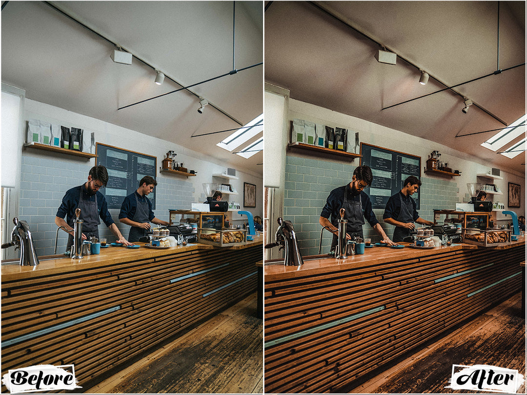 Coffee Shop Lightroom Presets for Mobile and Desktop