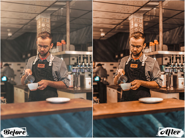 Coffee Shop Lightroom Presets for Mobile and Desktop