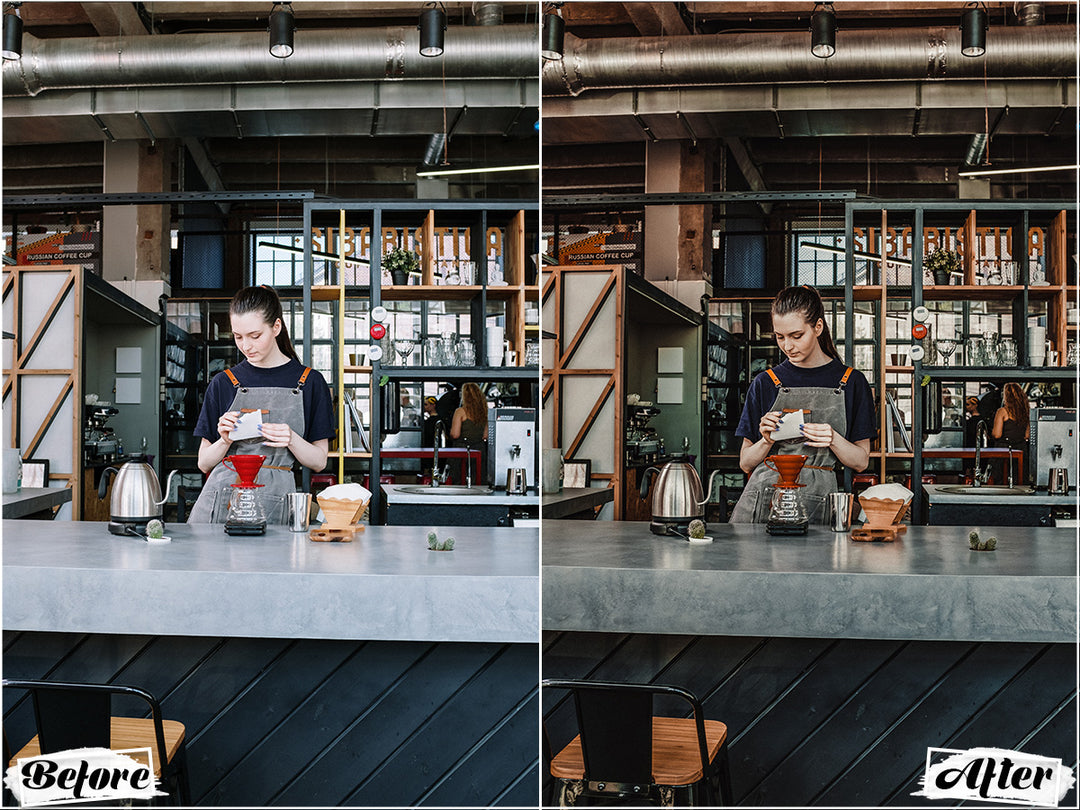 Coffee Shop Lightroom Presets for Mobile and Desktop