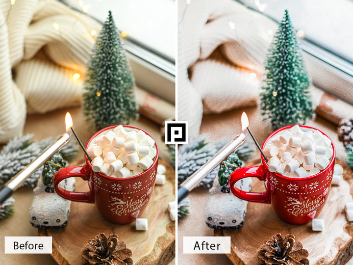 Cozy Christmas Lightroom Mobile and Desktop Presets