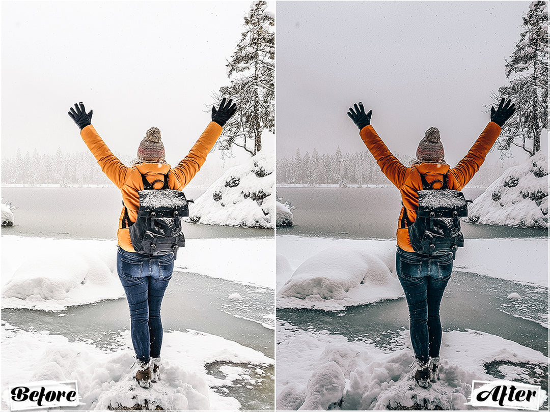 Dark Winter Lightroom Presets for Mobile and Desktop