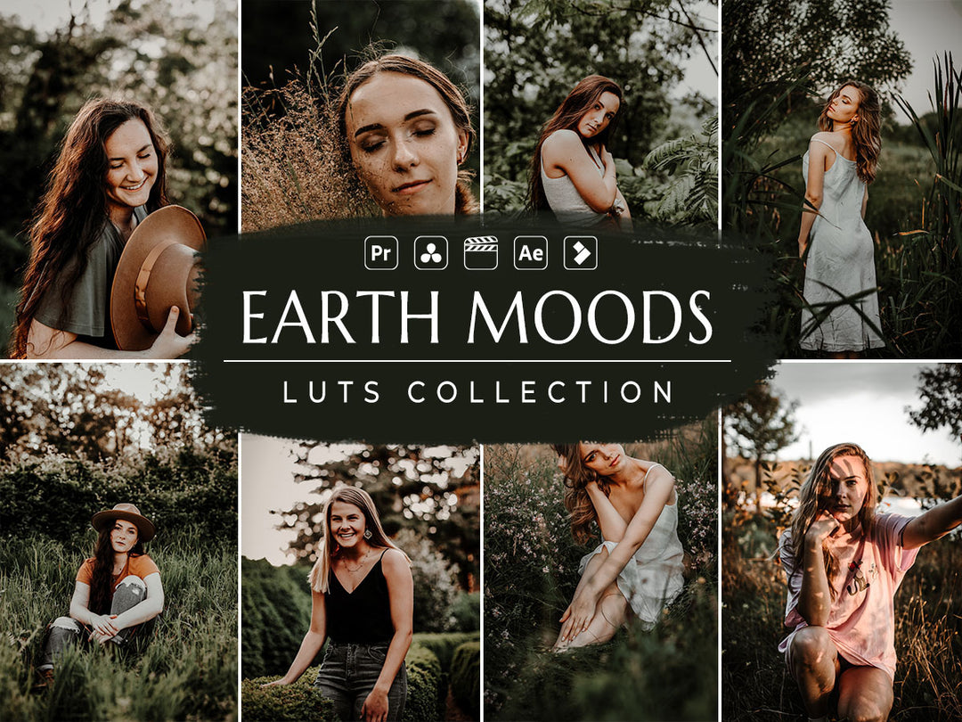 Earth Moods Video LUTs for Final Cut Pro, Premiere pro and Davinci Resolve