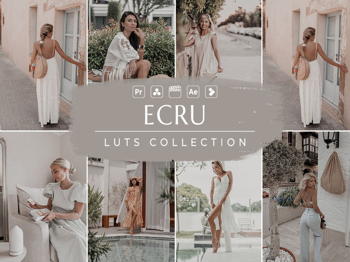 Ecru Video LUTs for Final Cut Pro, Premiere pro and Davinci Resolve