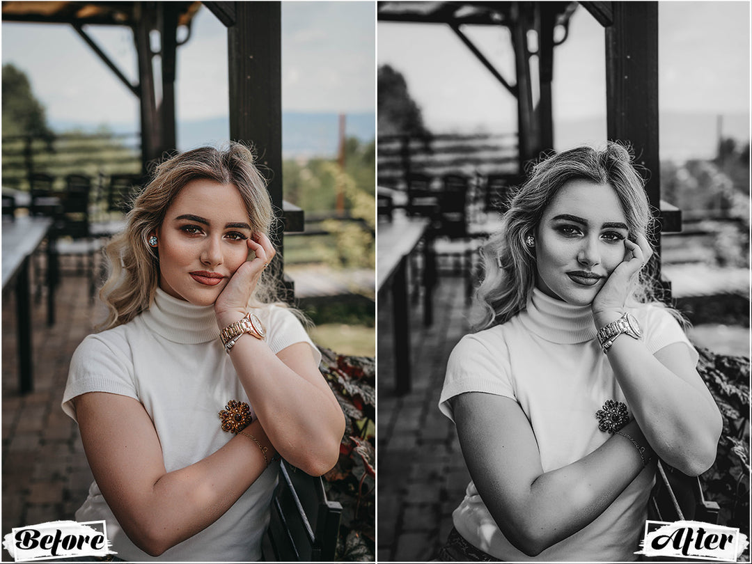 Monochrome Lightroom Presets For Mobile and Desktop Vol. 02