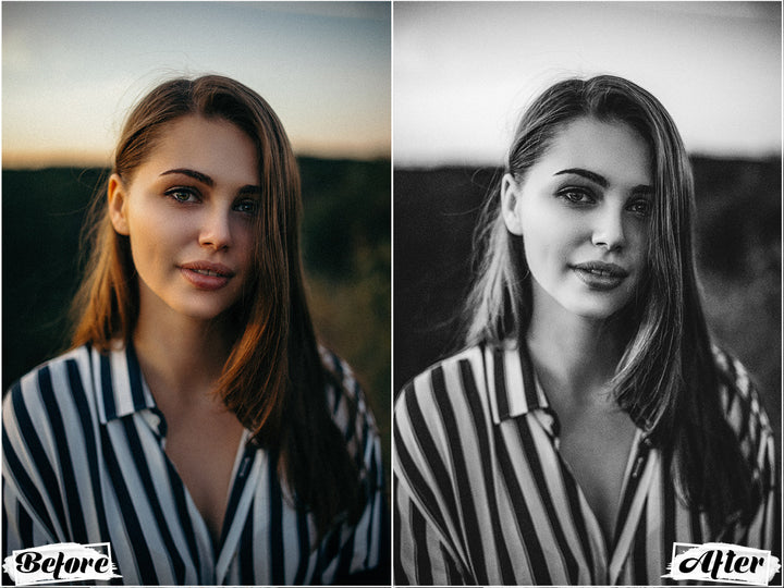 Monochrome Lightroom Presets For Mobile and Desktop Vol. 02