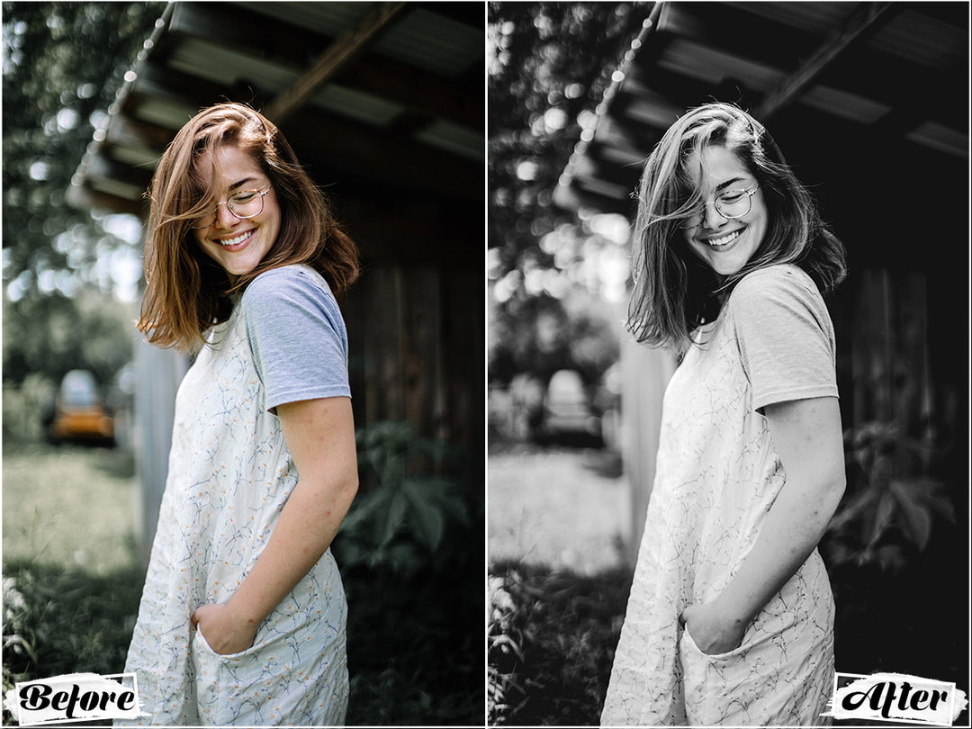 Monochrome Lightroom Presets For Mobile and Desktop Vol. 02