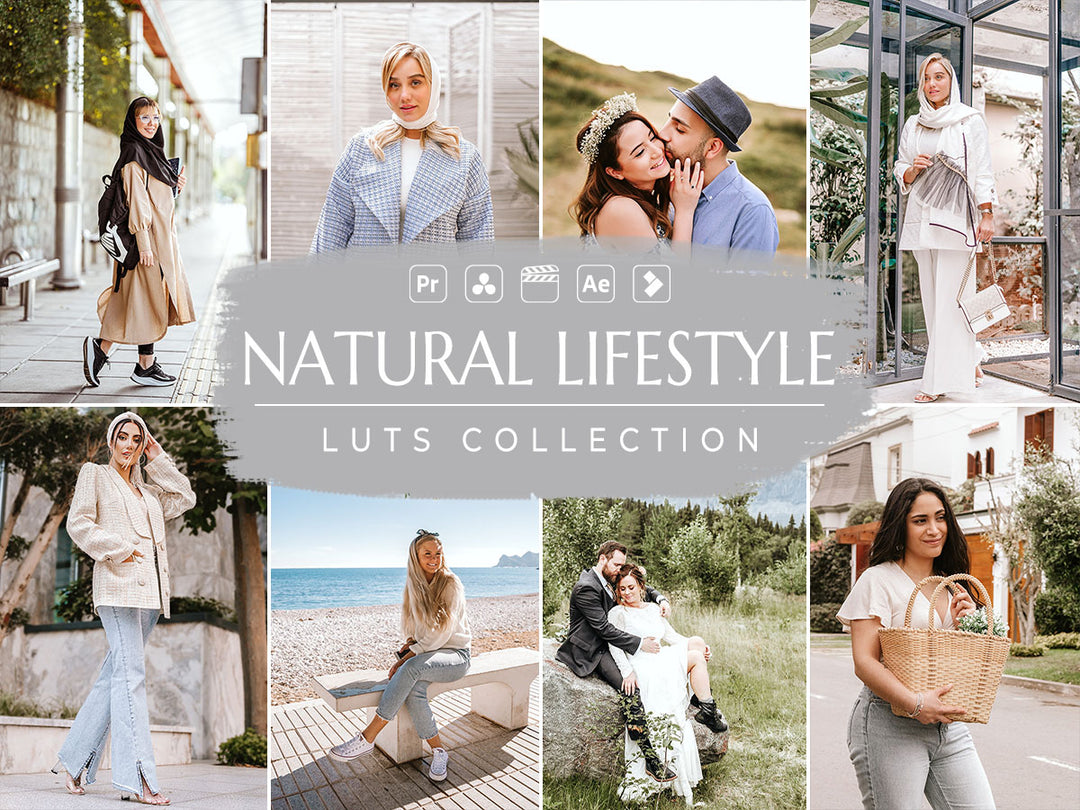 Natural Lifestyle Video LUTs for Final Cut Pro, Premiere pro and Davinci Resolve