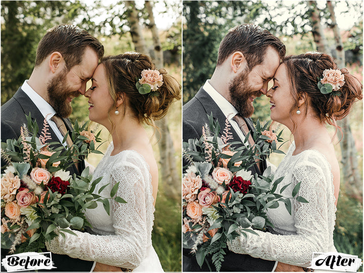 Natural Wedding Lightroom Mobile and Desktop Presets Vol. 02