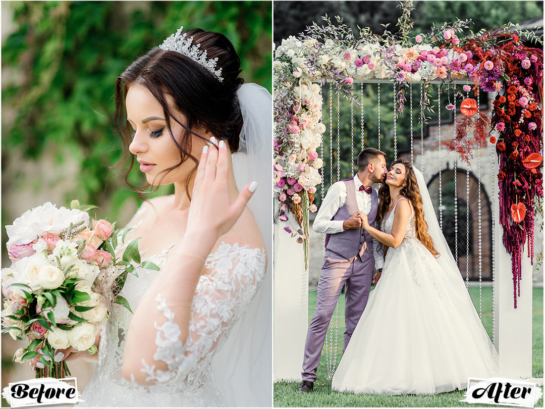 Natural Wedding Lightroom Mobile and Desktop Presets Vol. 02